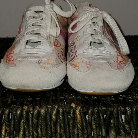 Coach Joss scribble logo size 7 1/2 m shoes - Picture 7 of 8
